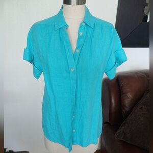 JCrew Capitaine shirt in Baird McNutt Irish linen